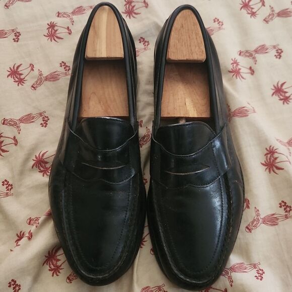 SAS Men's Black Leather Loafers 9W - Picture 5 of 10